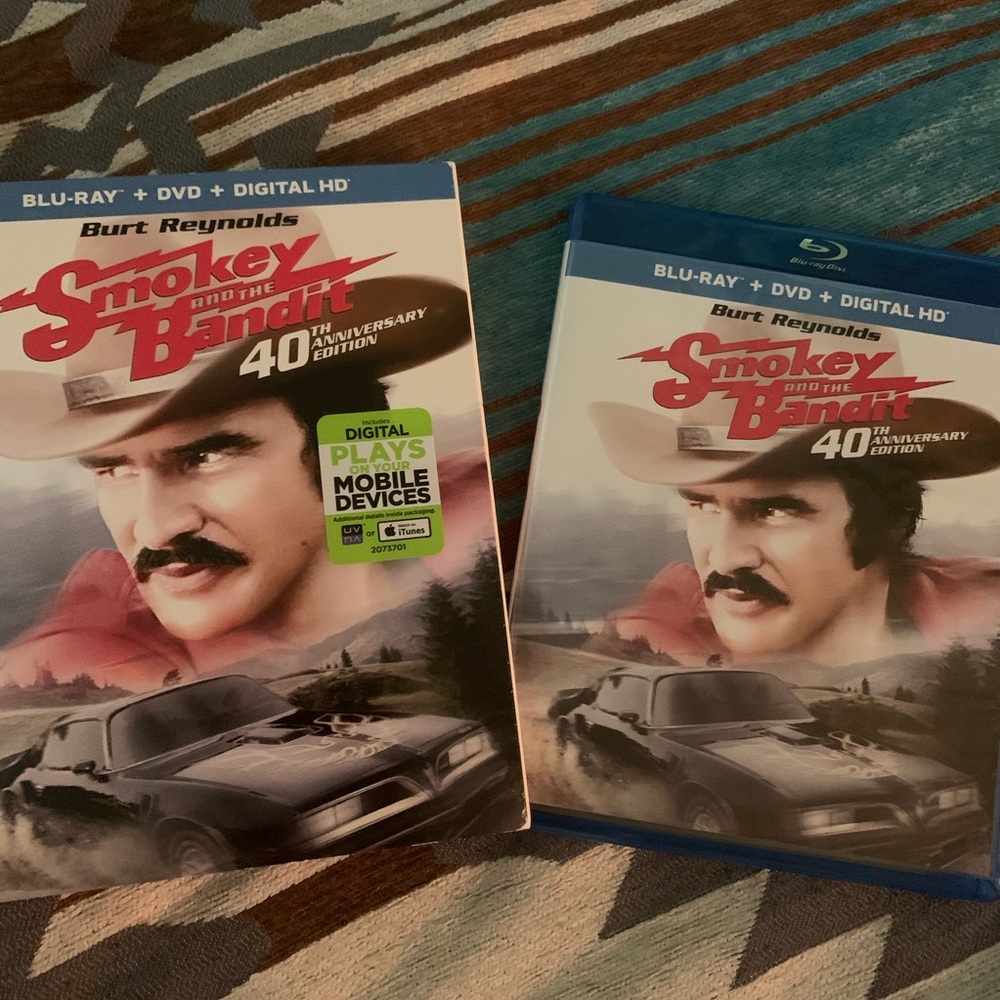 Smokey and the Bandit Reynolds Blu Ray DVD combo